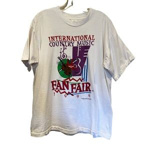 Vintage International Country Music Festival Fan Fair June 10-15, 1996 size XL
